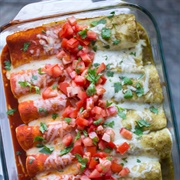 New Mexico - Enchiladas Christmas Style