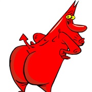 The Red Guy (Cow and Chicken)