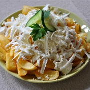 Fries With Sirene Cheese