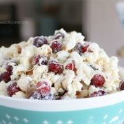 White Chocolate Cranberry Popcorn