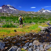 Hike in the Three Sisters Wilderness