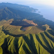 Climbing Volcan La Soufriere on Guadelupe