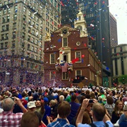 Heard the Declaration of Independence Read in Boston on July 4