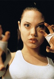 Angelina Jolie in Cyborg 2: Glass Shadow (1993)