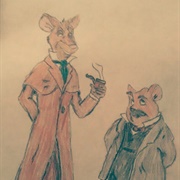 Basil & Dr.  Dawson Sketch