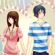 Moritaka Mashiro and Miho Azuki