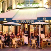 Have Wine at Les Deux Magots.