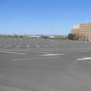 An Empty Parking Lot on a Saturday Afternoon