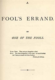 A Fool's Errand (Albion Tourgée)