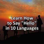 Learn How to Say "Hello" in 10 Languages