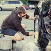 Washing Car at Home
