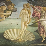 Birth of Venus by Botticelli, Uffizi Gallery, Florence, Italy