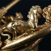 Golden Thracian Treasure Found During the Excavations at the Great Sveshtari Mound