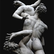 "The Rape of the Sabine Women" in Florence