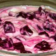 Mast O Laboo (Yoghurt and Beet Side Dish)