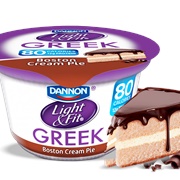 Dannon Light & Fit Boston Creme Pie