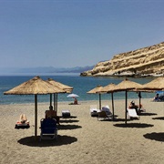 Matala Beach, Crete, Greece