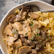 Beef Stroganoff With Noodles
