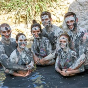 Take a Hot Mud Bath in the Sulphur Springs Volcano in St. Lucia