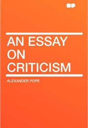 Essay on Criticism