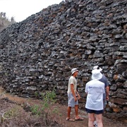 Biking the Road to the Wall of Tears in Isabela Island, Galapagos