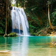 Shower in a Waterfall
