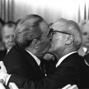 Soviet &amp; East German &quot;Fraternal&quot; Kiss