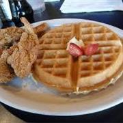 Chicken & Waffles at New Center Eatery