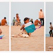 Flying Kites in Merina Beach