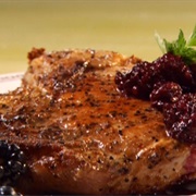 Pork Chops and Blackberries