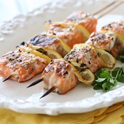Salmon Kebab