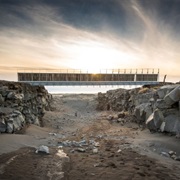 Miðlína/Leif the Lucky Bridge, Iceland (Bridge Between Continents)