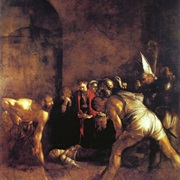 "Burial of Santa Lucia" by Caravaggio in Syracusa Italy