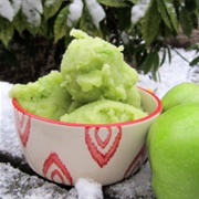 Granny Smith Apple Sorbet