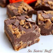 Reese's No Bake Fudge Bars