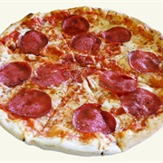 Salami Pizza