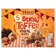 Sticky Toffee Cereal Bar