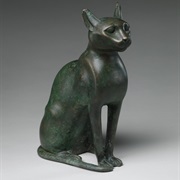 "Cat Statuette" in New York City