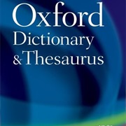 Oxford Dictionary and Thesaurus