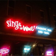 Sing It or Wing It Karaoke Bar & Grill