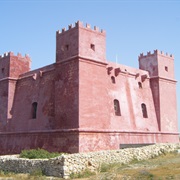 Saint Agatha's Tower in Mellieha, Malta