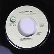 Elton John - A Simple Man/Sad Songs