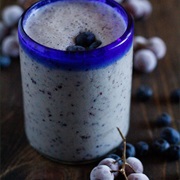 Grape and Blueberry Smoothie