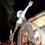 Lafayette Gay Fire Fighter Statue, Lafayette