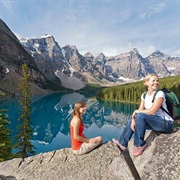 Hike From Moraine Lake Through Paradise Valley, AB