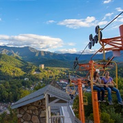 View the Smokies From the Gatlinburg Sky Lift, Tennessee