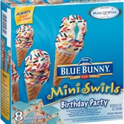 Blue Bunny Mini Swirls Birthday Party