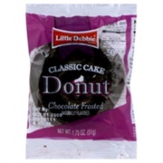 Chocolate Frosted Cake Donut