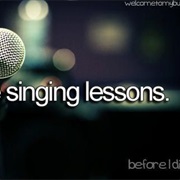 Take Singing Lessons