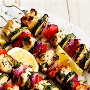 Garlic and Herb Chicken Kebab